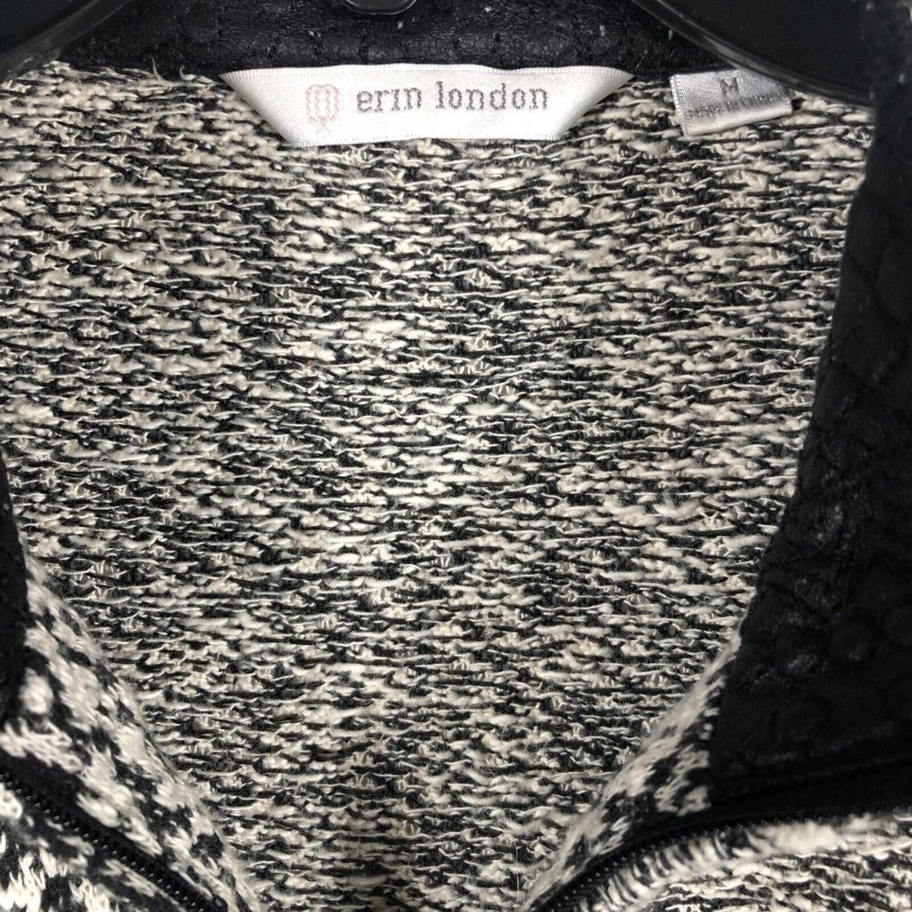 Erin London Women's Sweater Animal Print Jacket Size Adult Medium - Picture 4 of 11